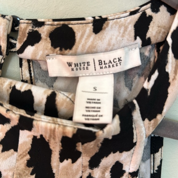 Leopard HalterTank Top Size S Elastic Waist - Picture 2 of 5